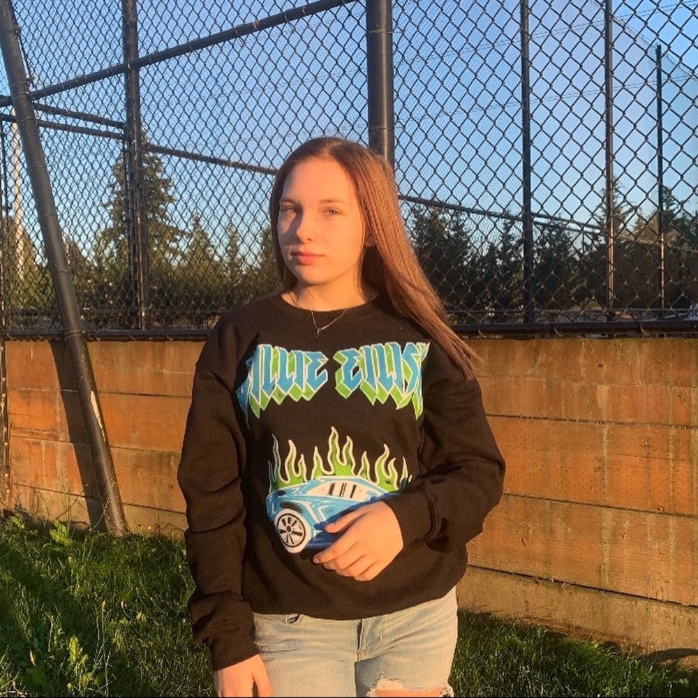 Billie Eilish crewneck hoodie